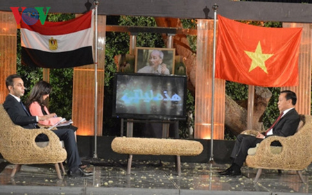 Phó Trưởng ban Thường trực Ban Đối ngoại TW Trần Đắc Lợi ca ngợi mối quan hệ truyền thống giữa Ai Cập và Việt Nam.